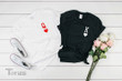 Couple Matching King Queen Graphic Unisex T Shirt, Sweatshirt, Hoodie Size S - 5XL