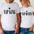 Couple Matching Shirts Nap King & Queen Couple GIft Graphic Unisex T Shirt, Sweatshirt, Hoodie Size S - 5XL