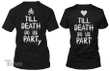 Couple Matching Shirts Till Death Do Us Party Couple GIft Graphic Unisex T Shirt, Sweatshirt, Hoodie Size S - 5XL