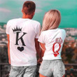Couple Matching Shirts Royal King & Queen Couple GIft Graphic Unisex T Shirt, Sweatshirt, Hoodie Size S - 5XL