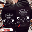 Couple Shirts - Personalized I'M His Greatest Catch Matching Couple, Valentine Gift Graphic Unisex T Shirt, Sweatshirt, Hoodie Size S - 5XL