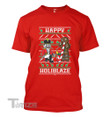 Happy Holiblaze Ugly Christmas Lit 420 Graphic Unisex T Shirt, Sweatshirt, Hoodie Size S - 5XL