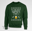 Ugly Christmas Sweater Beer Lover Gifts for Men Xmas Jumper Graphic Unisex T Shirt, Sweatshirt, Hoodie Size S - 5XL