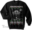 UFO Ugly Christmas Sweater Alien Spaceship NASA Holiday Graphic Unisex T Shirt, Sweatshirt, Hoodie Size S - 5XL