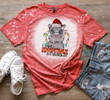 I Want A Hippopotamus for Christmas Shirt  Christmas Carol  Bleached T-Shirt