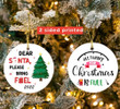 2022 Christmas Ornament  All I Want for Christmas is Fuel Christmas Ceramic Ornament