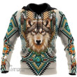 Native American Spirit Wolf 3D All Over Printed Shirt, Sweatshirt, Hoodie, Bomber Jacket Size S - 5XL