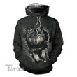 Wolf Tattoo Native 3D All Over Printed Shirt, Sweatshirt, Hoodie, Bomber Jacket Size S - 5XL