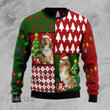 Collie Hohoho Ugly Christmas Sweater