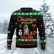 Christmas is better with Bulldog Ugly Christmas Sweater