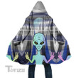 Alien Arrival Hooded Cloak Coat
