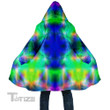 Nuclear Melt Tie-Dye Hooded Cloak Coat