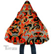 Abstract Journey Hooded Cloak Coat