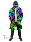 Rainbow Rift Hooded Cloak Coat