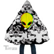 Trippy Alien Hooded Cloak Coat