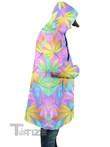 Take a Little Trip with Weed Hooded Cloak Coat