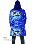 Lucid Owl Hooded Cloak Coat