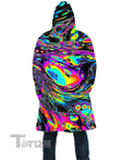 Rainbow Magma Hooded Cloak Coat
