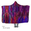 Trippy Vibes Hooded Blanket