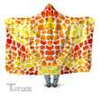 Giraffe Pattern Hooded Blanket