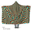Trippy Swirl Hooded Blanket