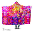 Ornate Drip Hooded Blanket