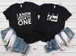 Valentine 2023 I Knew She Was the One Shirt the One Shirt Couples Matching Graphic Unisex T Shirt, Sweatshirt, Hoodie Size S - 5XL