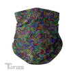 Trippy Isometric Festival Psychedelic Bandanas Unisex Neck Gaiter For Outdoor Sports