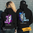 Valentine 2023 Personalized She is His Heart He is Her Armor Couple Graphic Unisex T Shirt, Sweatshirt, Hoodie Size S - 5XL