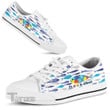 It's Ok To Be Different Autism Awareness Low Top Canvas Shoes