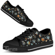 Lovely Leaves - Weed Low Top Canvas Shoes