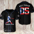 Puerto Rico Baseball Player Custom Name and Number Baseball Jersey Father's Day Baseball Shirt