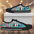 Autism Mom Autism Awareness Low Top Canvas Shoes