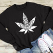Weed Mandala Weed Leaf Graphic Unisex T Shirt, Sweatshirt, Hoodie Size S - 5XL