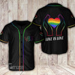 LGBT love is love Baseball Shirt