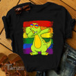 Dabbing Dinosaur LGBT Pride  LGBT Shirts Men Woman Birthday Graphic Unisex T Shirt, Sweatshirt, Hoodie Size S - 5XL