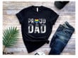 Proud Dad Ally T Shirt LGBTQ Allies LGBT Flag Present Pride Graphic Unisex T Shirt, Sweatshirt, Hoodie Size S - 5XL