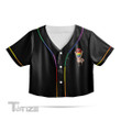 LGBTQ Pride I Don't Need Anyone's Approval To Be Me Crop Top Baseball Shirt
