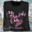 Pink Warrior Breast Cancer Awareness Graphic Unisex T Shirt, Sweatshirt, Hoodie Size S - 5XL