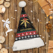 Weed Mistlestoned Christmas Santa Hat