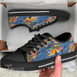 Hippie Mandala Pattern Hippie Vans Low Top Canvas Shoes