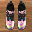 Weed Don't Care Bear Flag Tiedye Leather Boots