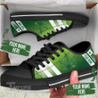 Canabis Weed Green Low Top Canvas Shoes