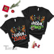 Christmas Couple Shirt Hubby Wifey Claus Sweatshirt Matching Graphic Unisex T Shirt, Sweatshirt, Hoodie Size S - 5XL