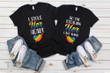LGBTQ Pride Matching Couple T-shirt Rainbow Lesbian Graphic Unisex T Shirt, Sweatshirt, Hoodie Size S - 5XL