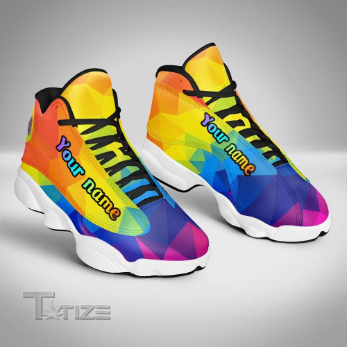 LGBT color pattern 13 Sneakers XIII Shoes