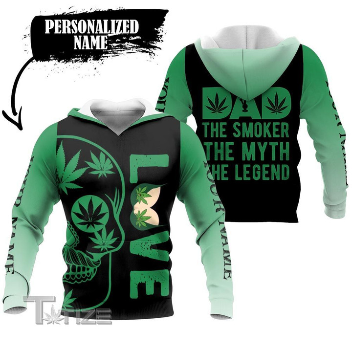 420 Cannabis Marijuana Love weed skull dad 3D All Over Printed Shirt, Sweatshirt, Hoodie, Bomber Jacket Size S - 5XL