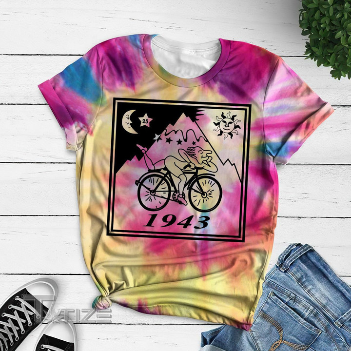 1943 Hoffman Trip bicycle day 3D All Over Printed Shirt, Sweatshirt, Hoodie, Bomber Jacket Size S - 5XL