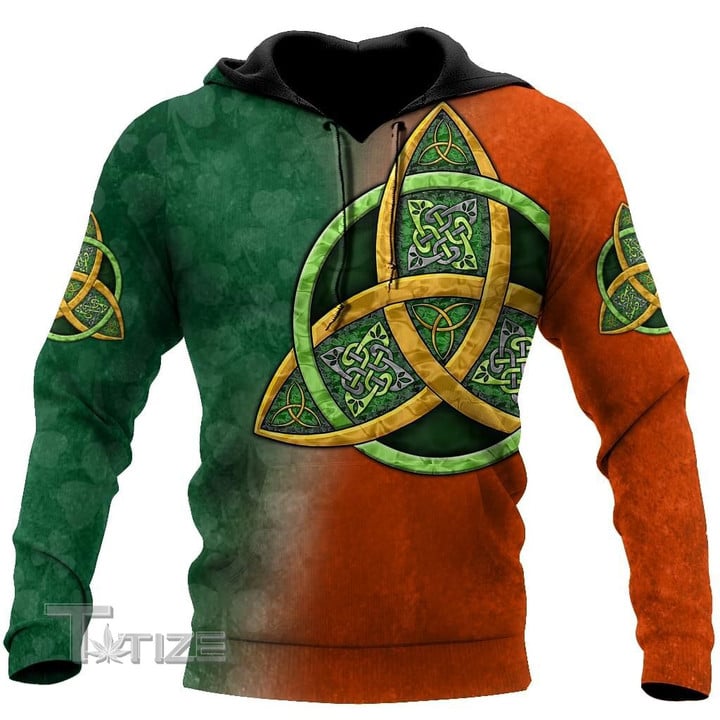 St Patrick's day Irish Knot 3D All Over Printed Shirt, Sweatshirt, Hoodie, Bomber Jacket Size S - 5XL