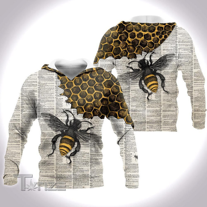 Bee dictionary 3D All Over Printed Shirt, Sweatshirt, Hoodie, Bomber Jacket Size S - 5XL